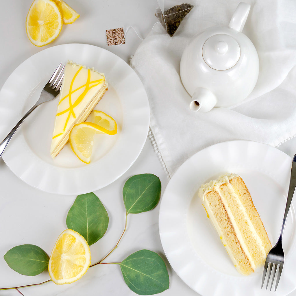 Pre-Sliced Lemon Mousse Cake